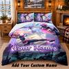 League of Legends Custom Name 3Pcs Bedding Set 1 Bed Sheet 2 Pillowcases Bedroom Home Decor
