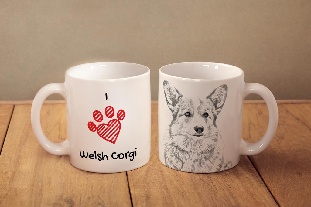 Pembroke Welsh Corgi - cup with a dog, cute cup with graphics, a gift with your photo from the Art-Dog brand
