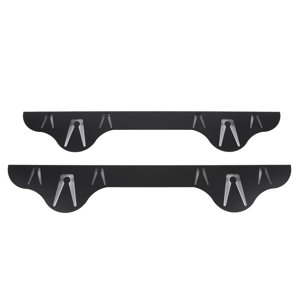 2pcs Stove Gap Cover Black Minimalist Stainless Steel Stove Gap Filler for Oven Counter 59.5CM