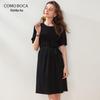 Komongboka Heavyweight Mulberry Silk Elegant Dress
