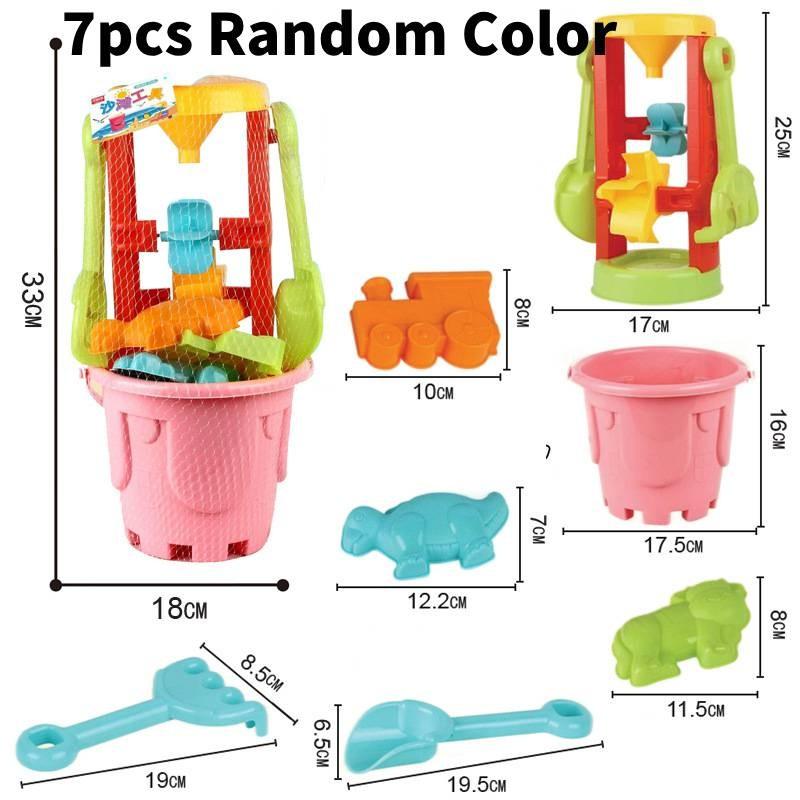 Interactive Spade Bucket Sandcastle Tools Construction Outdoors Toys Creativity