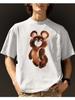 Olympic Bear Print T-shirt, USSR