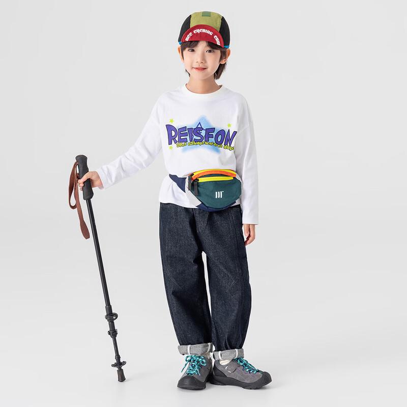 Duoduojia Boys' Casual Pure Cotton Long-Sleeve Printed T-Shirt