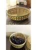 Bamboo Weaving Basket Set: Fruit Basket, Rice Washing Bowl, Snack Plate, Steamed Bun Holder, Storage Basket, Rice Sieve, Winnowing Tray.
