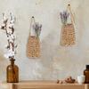 Woven Front Door Basket, Water Hyacinth Hanging Wall Flower Basket, Wall Decor Boho Decoration For Home, Garden, Pantry