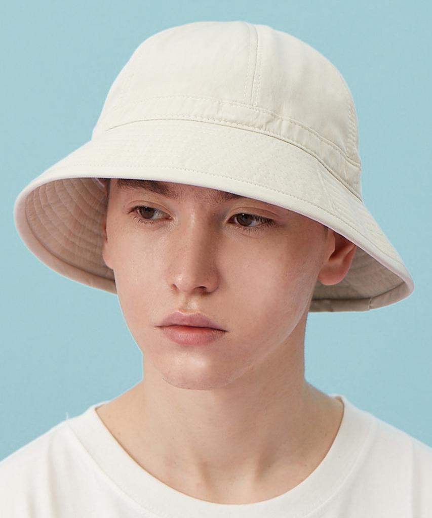 GAC Gac Round Bucket Hat Ivory