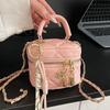 New Product Fashionable Small Fragrant Style Rhombus Chain Portable Box Bag Versatile Temperament Personalized Messenger Change Bag Woman