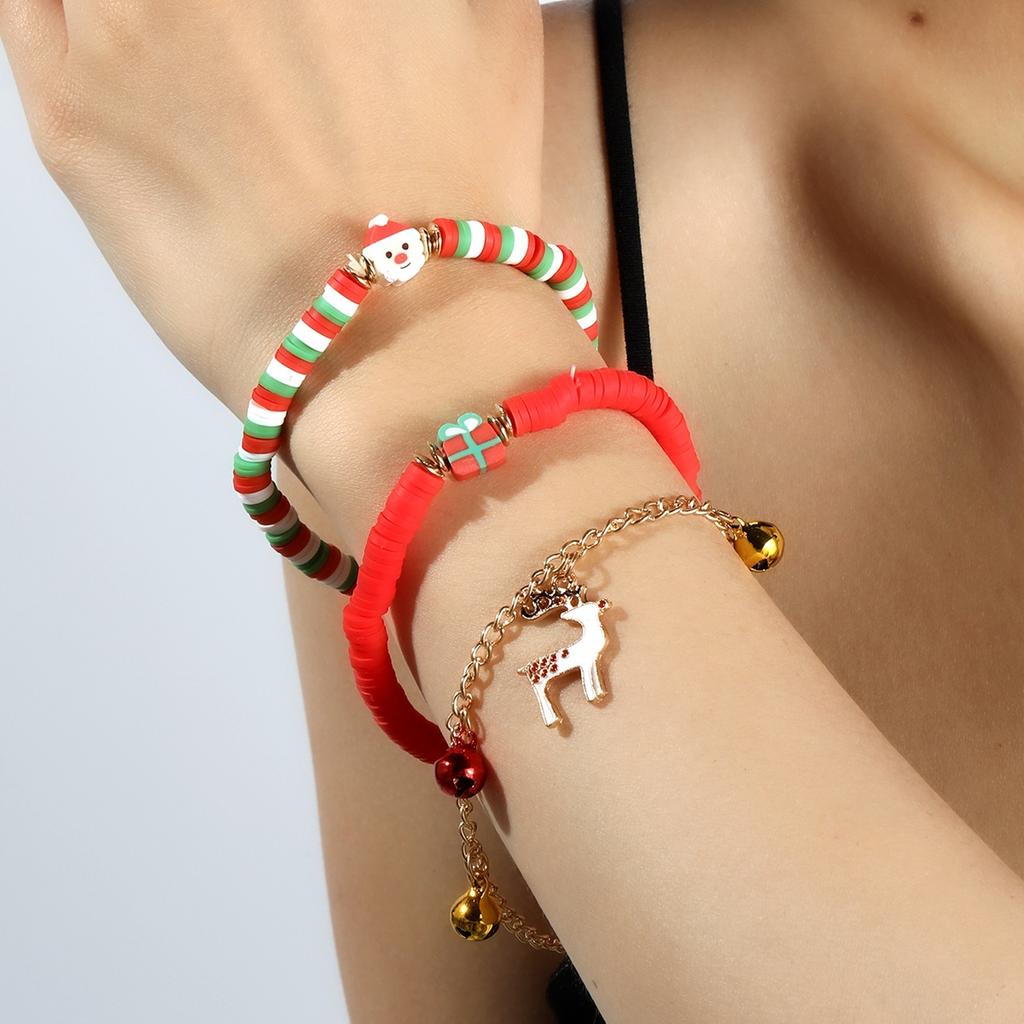 Fashion Christmas Bracelet Set Christmas Gift Beaded Bracelet