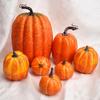 Pumpkin Craft Set Foam Pumpkin Decoration Fall Harvest Table Centerpiece Artificial Foam Pumpkins Set for Thanksgiving Halloween