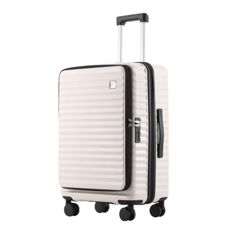 20-inch Expandable Carry-on Luggage with Side Opening and Lock - Men's Travel Set Option