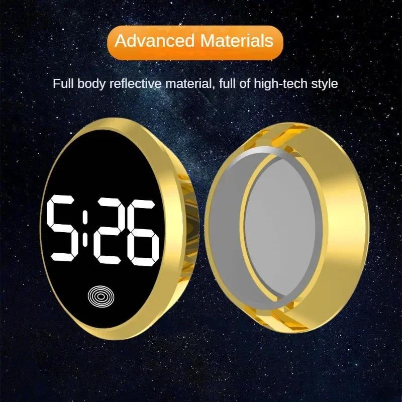 Car Dashboard Clock On Board Clock Mini Luminous Round Car Dashboard On Board Air Vent Clocks Watch Digital Easy To Read