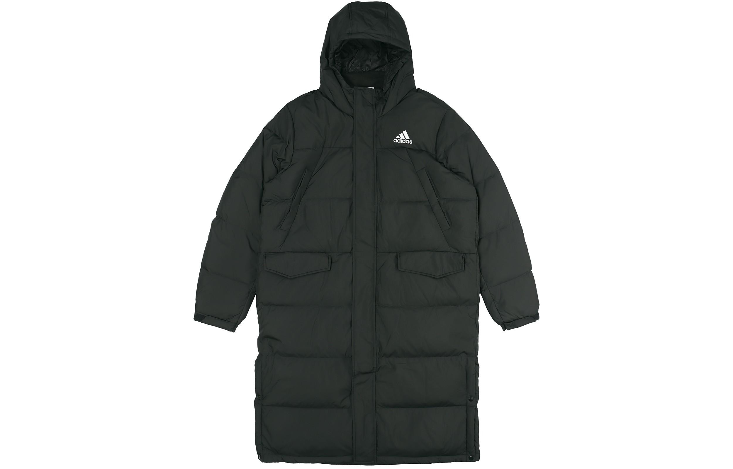 Adidas LONG DOWN Jacket Winter Men s Black GK0664 XL