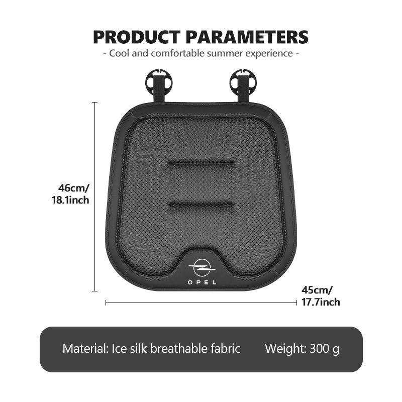 For Opel Car Height Increase Seat Cover Drive Pain Relief Anti Slip Pad Insignia Corsa Zafira Mokka Grandland Antara Ampera