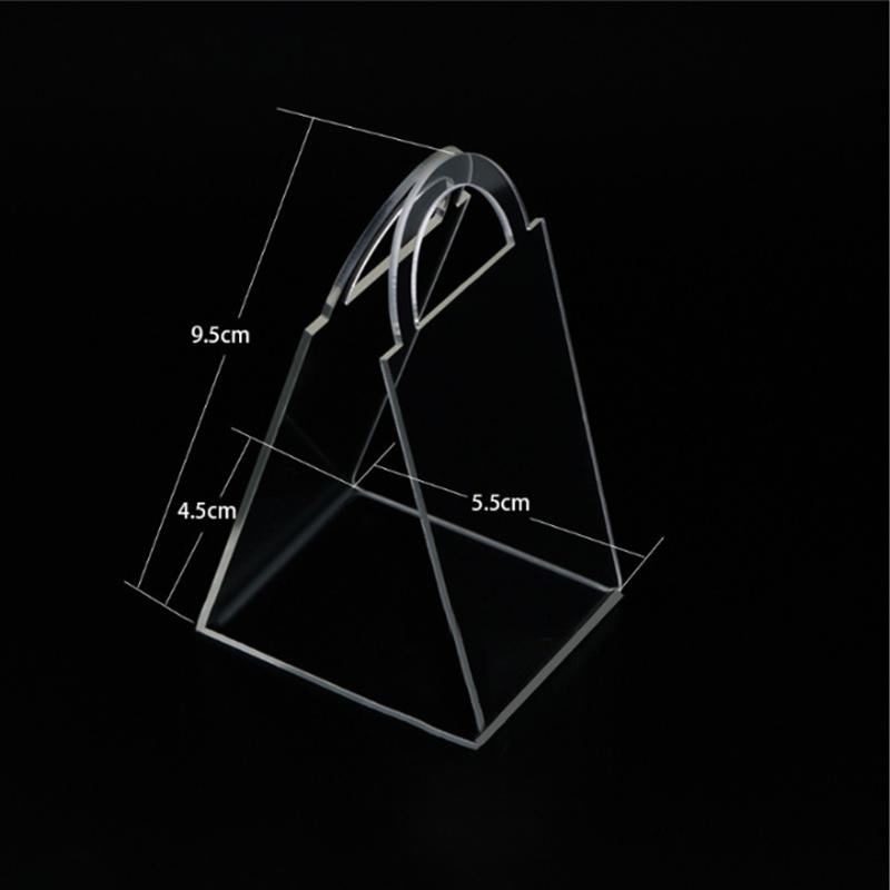 20 Stück Transparentes Acryl Dim Sum Schokolade Handtasche Handbox Geschenk Handheld Box Festival Party Kleines Geschenk Dekoration Regale