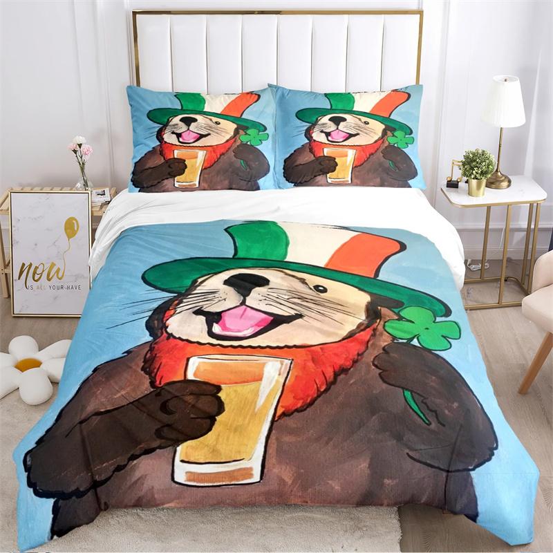 Милый аниме-капибара Kawai всесезонный комплект постельного белья с наволочкой для дома Twin Full Queen King детский подарок
