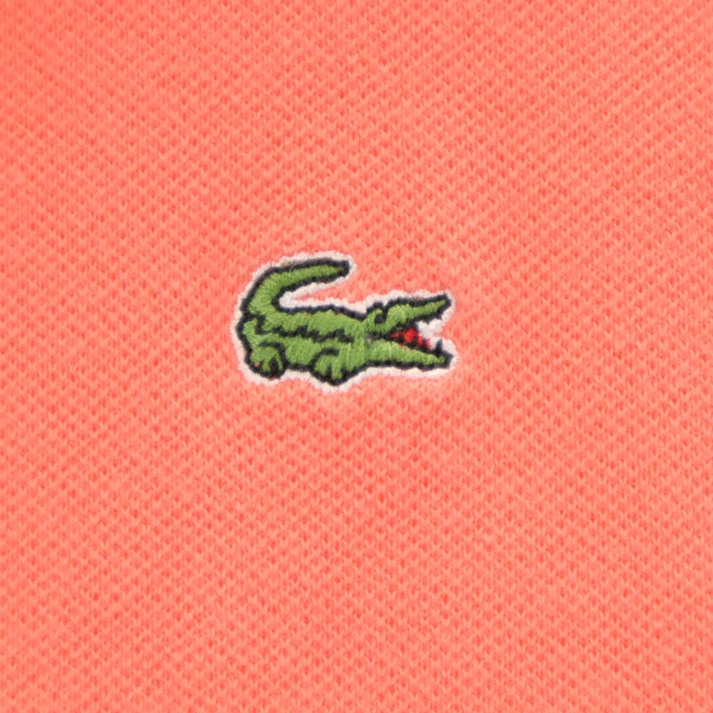 Lacoste Made In Japan Short Sleeve Polo One Piece 42 Kanoko Fabric Women Used