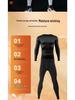 Men's Winter Fitness Set: Quick-Dry, Velvet-Lined Long Sleeve & Pants for Running and Training