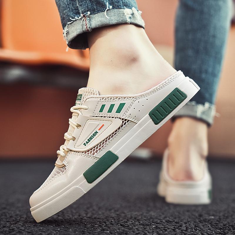 Fashion 2024 Summer Men's Casual Shoes Fashionable Men's Half Slippers Men's Sports Shoes Brand Shoes Slippers Men Zapatos De Hombre