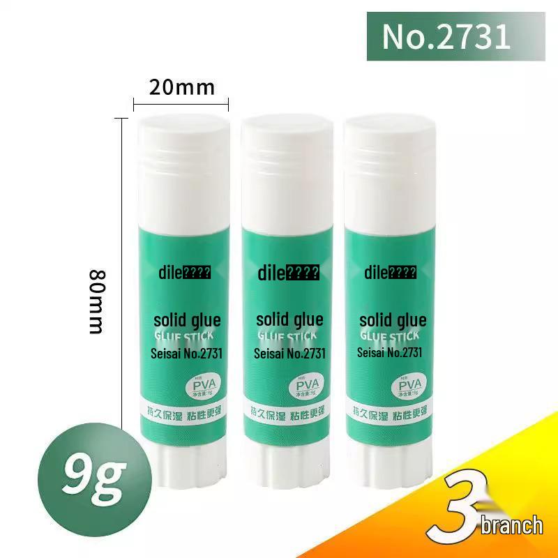 Zhengcai High Viscosity Solid Glue Sticks for Office & Children's Use - Large Sizes (9g, 21g, 36g)