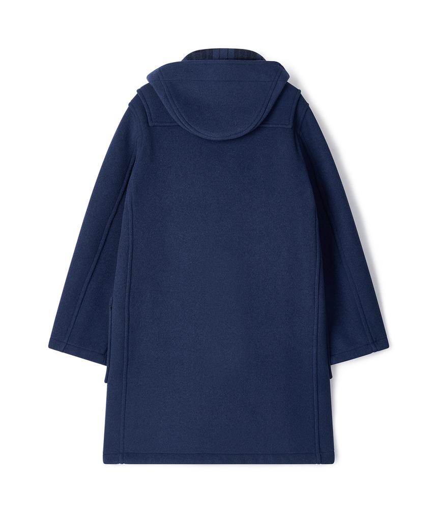 Montgomery Classic Fit Duffle Coat With Wooden - Royal Blue