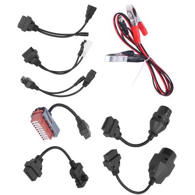 8ks Kompletní sada Autokabelů OBD Diagnostická linka Napájecí kabel Sada Diagnostický Adaptér Převodník