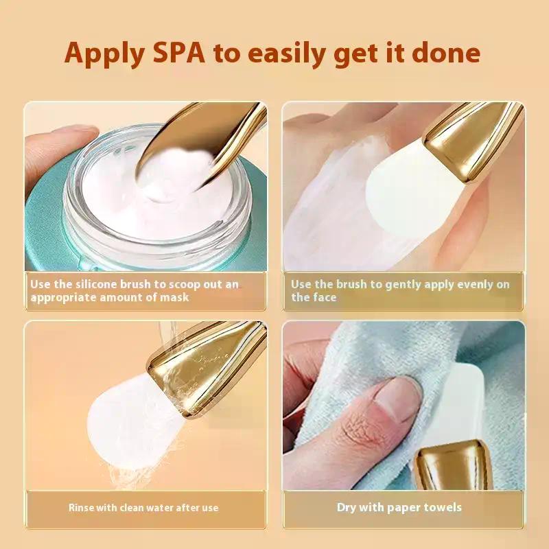 Special Beauty Tool 1pc Silicone Mask Brush Double-headed Smearing Face Cleansing Mud Mask for Gel Mud Facial Masks Creams