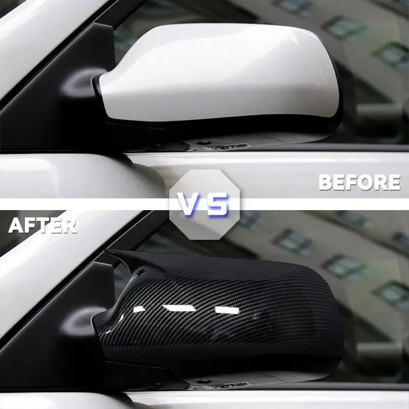 Rearview Side Mirror Cover Wing Cap Exterior Door Rear View Case Trim For Mazda 6 Atenza GG 2003 2004 2005 2006 2007 2008