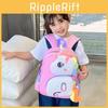 Adorable Cartoon Dinosaur Plush Backpack For Kids Gender Neutral Oxford Fabric Design