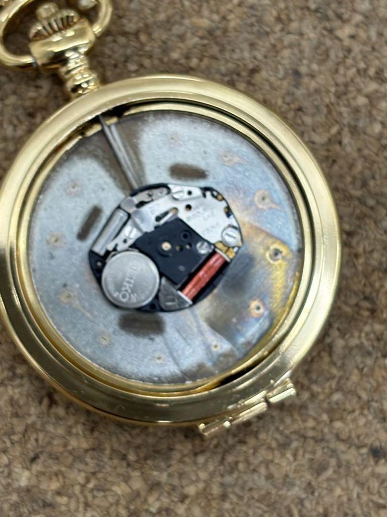 [USED] JAL SEIKO Quartz Pocket Watch