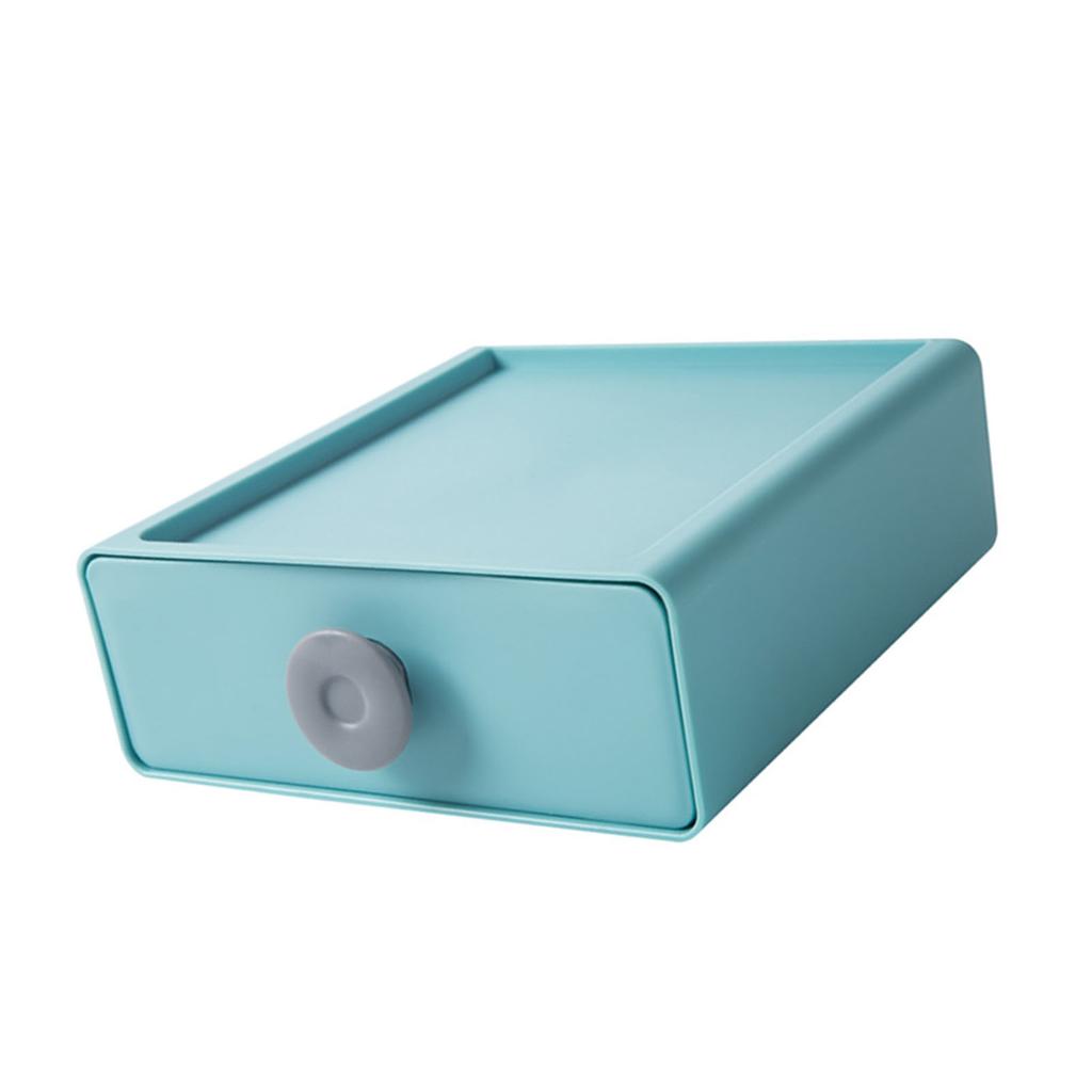 Drawer Storage Box Multifunctional Large Capacity Student Stationery Makeup Storage Drawer for Desktop Home