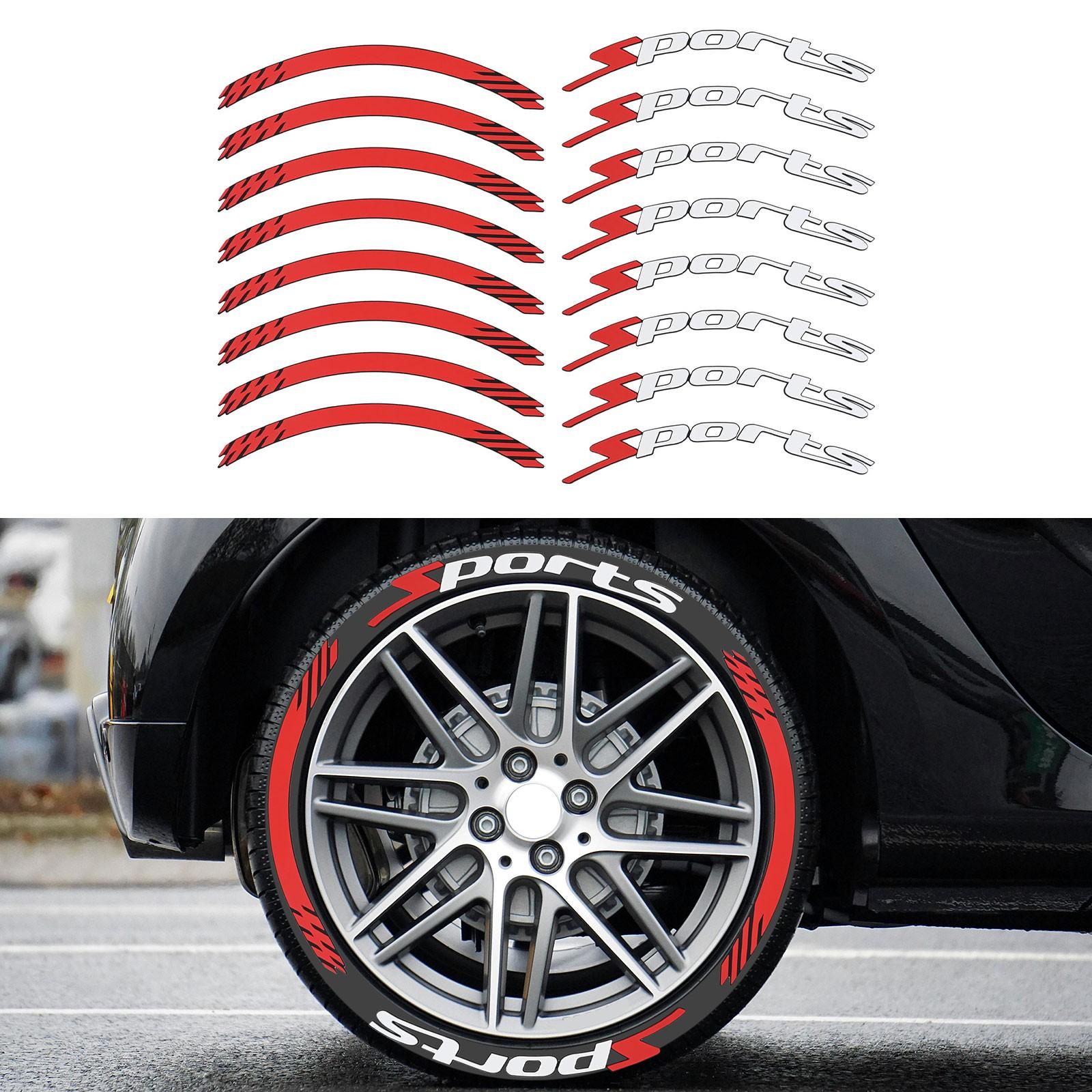 

Яркие и устойчивые к атмосферным воздействиям БУКВЫ для автомобильных колес, совместимые с дисками до 22