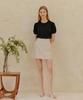 Yeoppe Line Basic Skirt_Beige