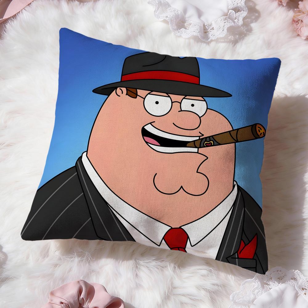 Anime F-Family GuyS Cushion Cover Premium Comfort Reversible Pillow Cove -Two In One Design for Any Room & Car Interior