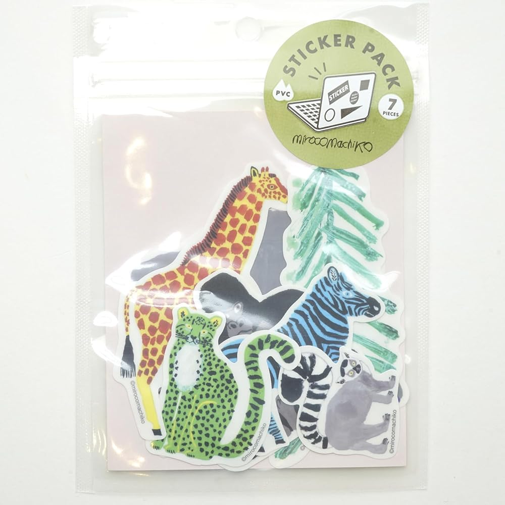 Mirokomachiko Greeting Life Animal Sticker Pack MRCK-56 Pink