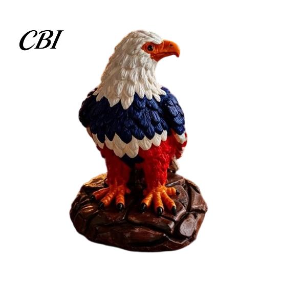 Patriotic Home Decoration USB Powered Red White Blue Eagle Lamp, 250th Anniversary Desktop LED Bedroom Decor Light, Decorative Independence