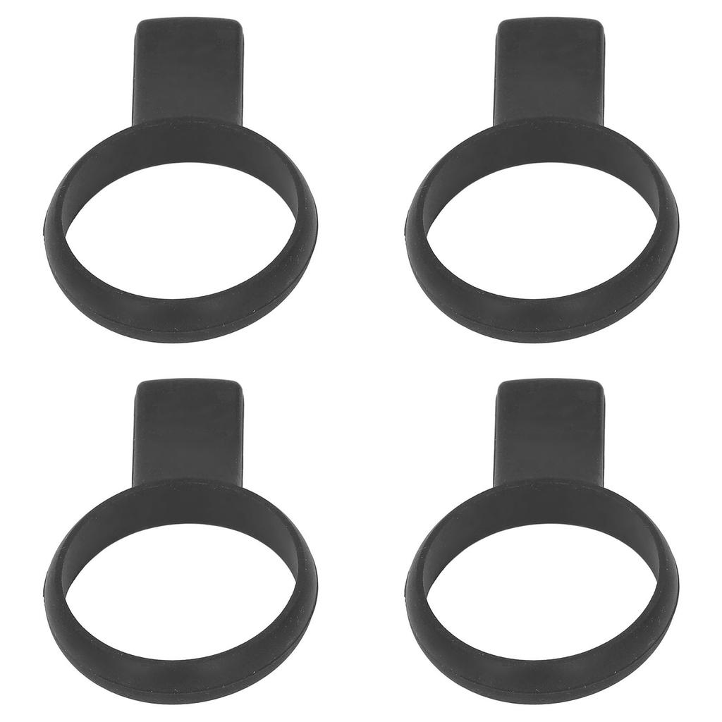 4PCS Tennis Grip Trainer Aid Tennis Tennis Racket Trainer Tool for Outdoor Sports Competitions Black