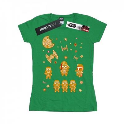 Womens/Ladies Gingerbread Empire Cotton T-Shirt