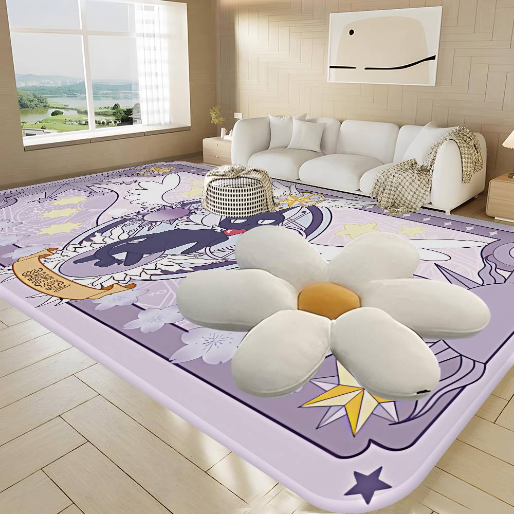 C-Cardcaptor Sakura Anime Floor Mat Retro Multiple Choice Living Room Kitchen Rug Non-Slip Modern Home Decor