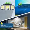 Solar Motion Sensor Outdoor Lights Waterproof 3 Heads 236/223LED Solar Security Lights Waterproof Wall Light Yard Garage Patio