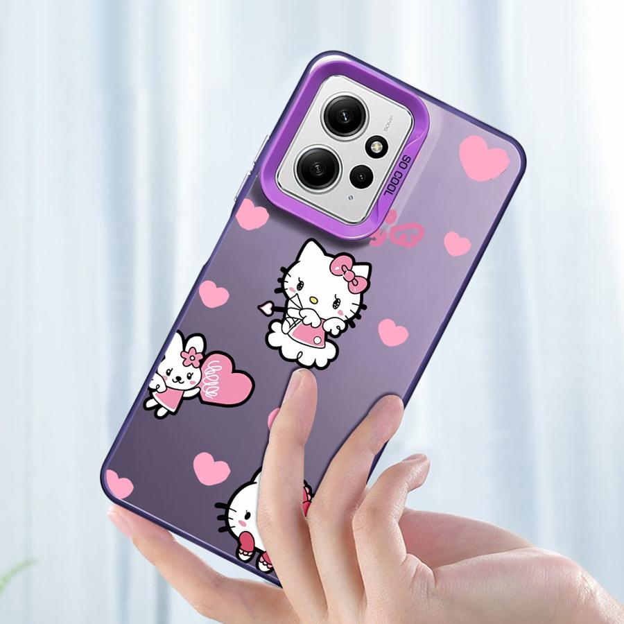 Soft Shell Phone Case for Xiaomi Redmi Note 14 13 Pro Plus 13 12 11 Pro 12s 10Lite 9s 10s 11s Cute Cartoon Hellos Kitty