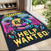 Custom Name Kitten Clown Balloon Theme Carpet Rug Customizable Soft Washable Anti-Slip Home Living Room Sofa Mats Personalized Rug. 0909106