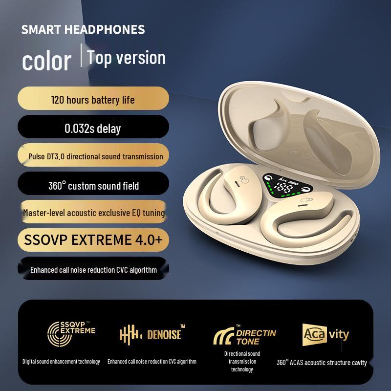 OWS Open-Ear Bluetooth Bone Conduction Earbuds for Running and Sports
