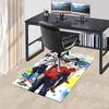 1pc Anime Cartoon Design Jujutsu Kaisen Characters Office Chair Mat Non-Slip Carpet for Home Decor, Festival Gift, Suitable for Office and Living Room
