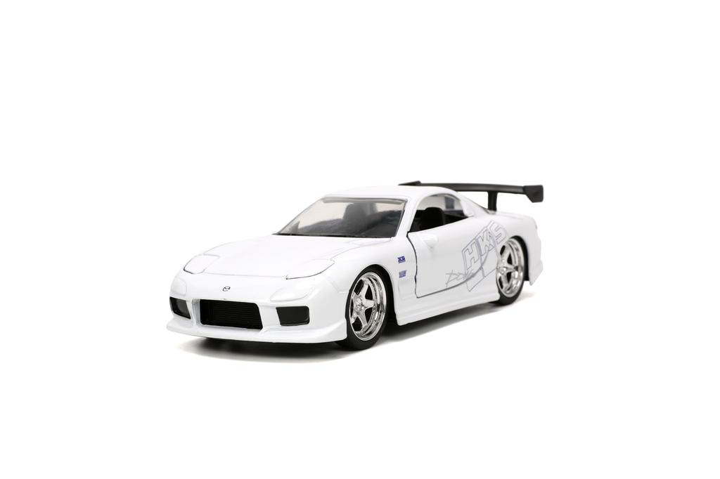 Jada TOYS Fast Furious 1993 MAZDA HKS Diecast Miniature Car White 1/32 & RX-7