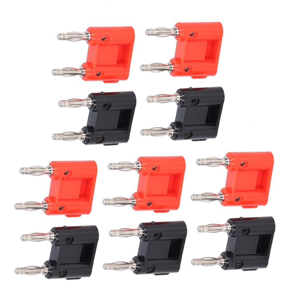 5 Satz Doppelte Bananenstecker Messing PE Lötfreie Laternen-Bananenbuchse für Elektronische Geräte Wohnmobil