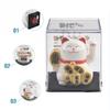 2palcový solární vůz mávající Lucky Cat Bonsai dekorace Domácí dekorace Feng Shui Cat