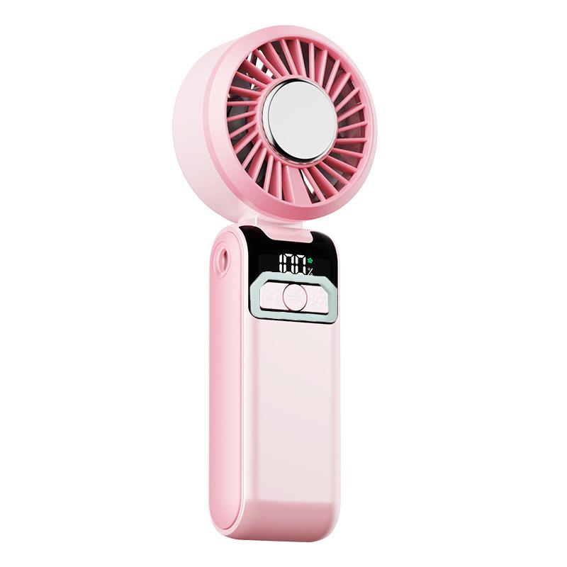 

Rechargeable Portable High-Speed Mini Cooling Fan with Strong Wind 176.5mm x 68mm x 36mm розовый