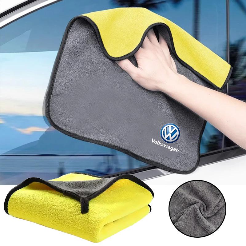 Microfiber Cleaning Cloth Absorbent Car Wash Drying Towel For Volkswagen VW Rline R GTI Golf Polo Passat Magotan Tiguan Bora GTD zg9