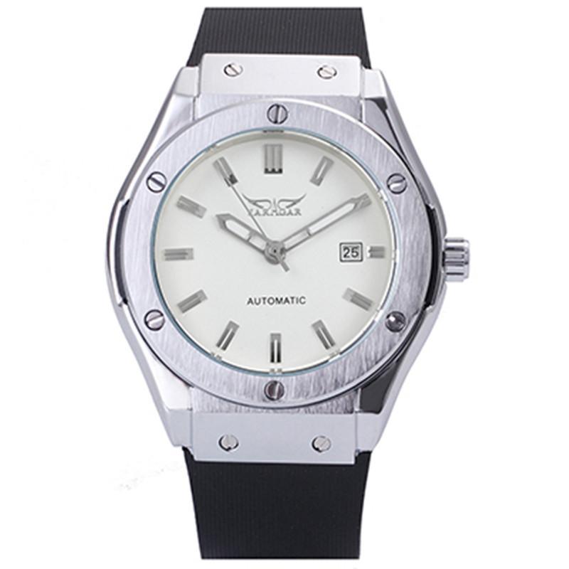 

Jaragar Мужские модные повседневные полые механические часы с автоматическим механическим механизмом