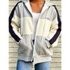 Women's 3D Print Fashion Casual Zip‑Up Hoodie